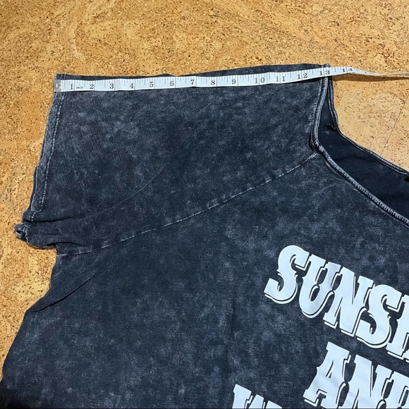 Torrid Off Shoulder Heritage Slub Sunshine & Whiskey Tee Sz 4X - Picture 12 of 16